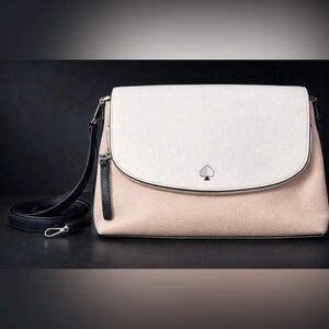 Kate Spade Logo Two-Tone Crossbody Bag